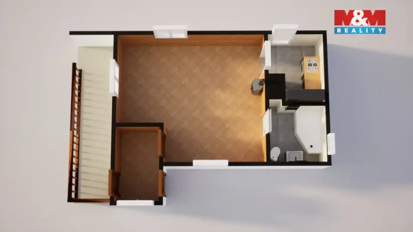 Prodej chaty, Velké Chvojno - Žďár, 45 m2