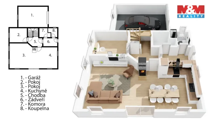 Prodej rodinného domu, Úvaly, Rokycanova, 132 m2