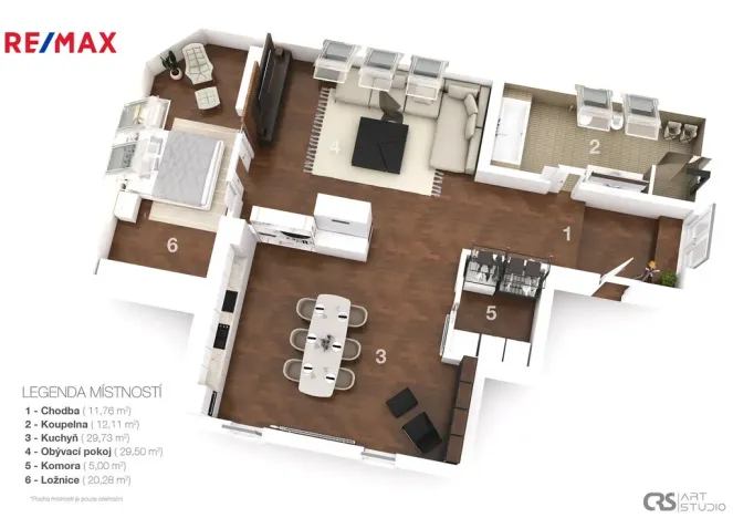 Pronájem bytu 2+kk, Ostrava - Moravská Ostrava, Sládkova, 108 m2