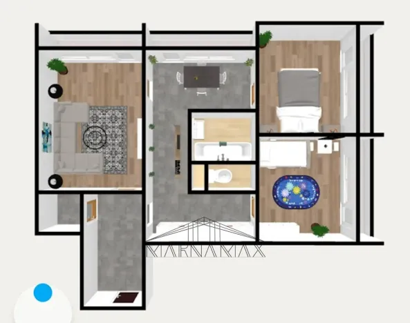 Prodej bytu 3+1, Chomutov, Šafaříkova, 72 m2
