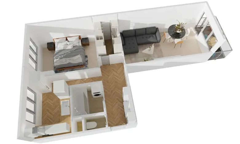 Pronájem bytu 2+1, Ostrava, Mánesova, 55 m2