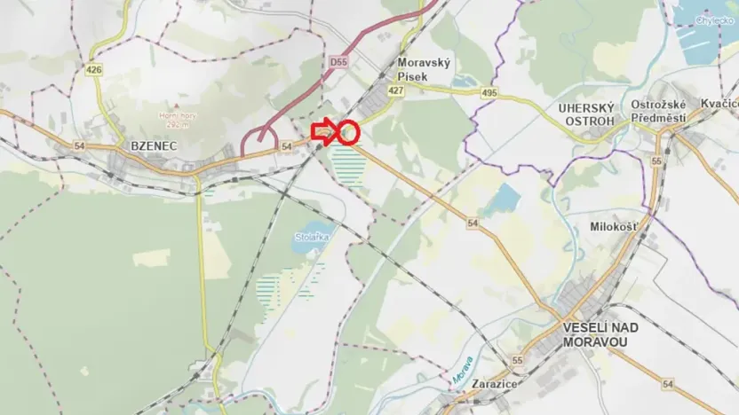 Prodej lesa, Moravský Písek, 4838 m2