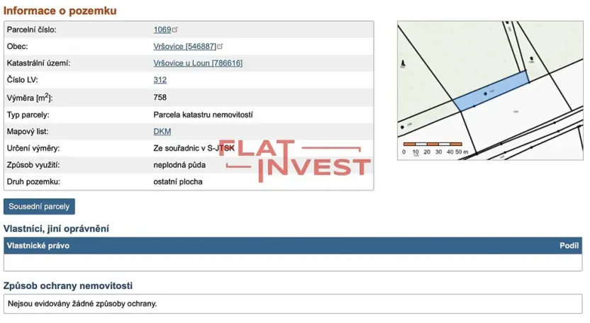 Prodej lesa, Vršovice, 162726 m2