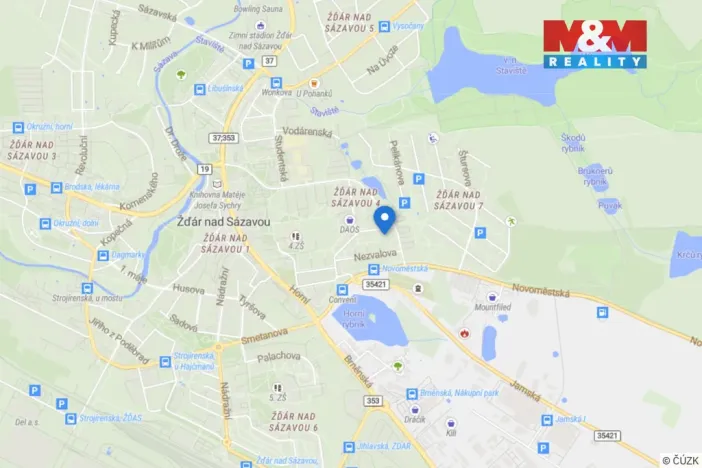 Pronájem bytu 3+1, Žďár nad Sázavou - Žďár nad Sázavou 4, Wolkerova, 65 m2