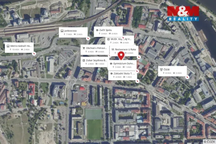 Pronájem bytu 2+kk, Praha - Holešovice, Ortenovo náměstí, 56 m2