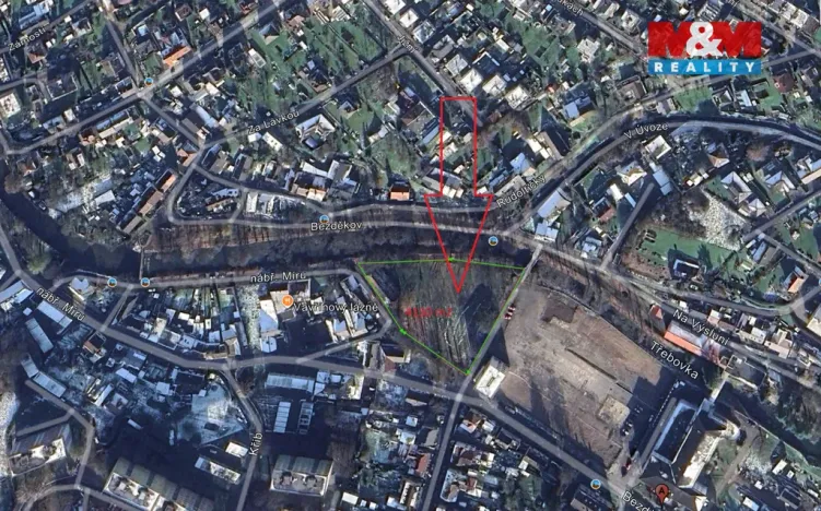 Prodej pozemku pro bydlení, Česká Třebová, Bezděkov, 4130 m2