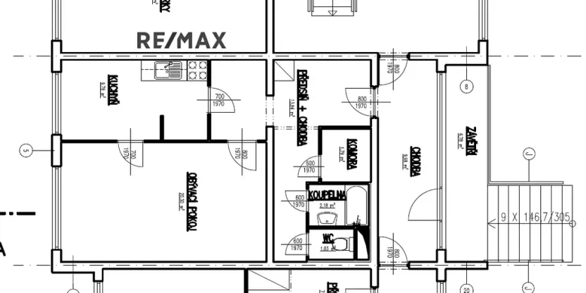 Pronájem bytu 2+kk, Praha - Střížkov, Roudnická, 43 m2