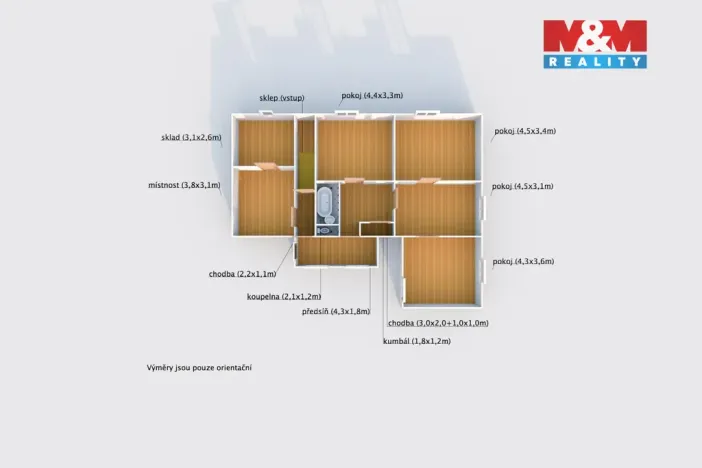 Prodej bytu 3+1, Klatovy - Luby, 114 m2