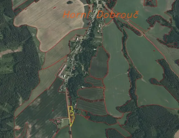 Prodej pozemku, Dolní Dobrouč - Horní Dobrouč, 6634 m2