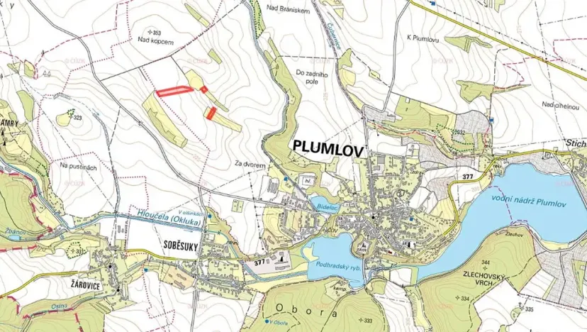 Prodej pole, Plumlov, 14994 m2