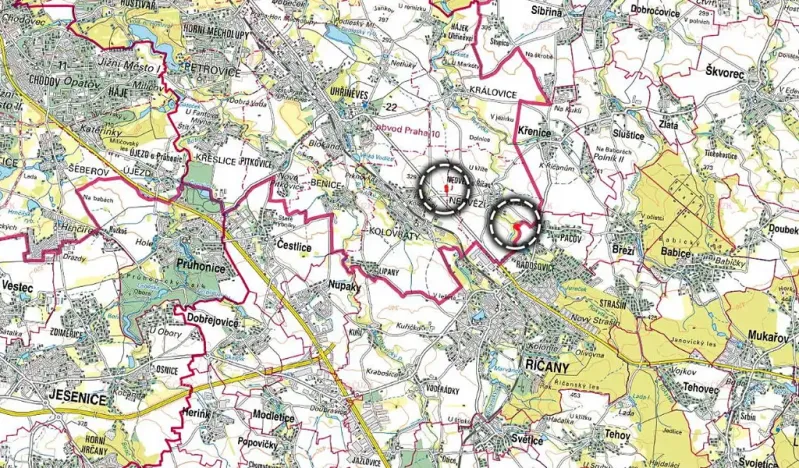 Prodej pole, Praha - Kolovraty, 1841 m2