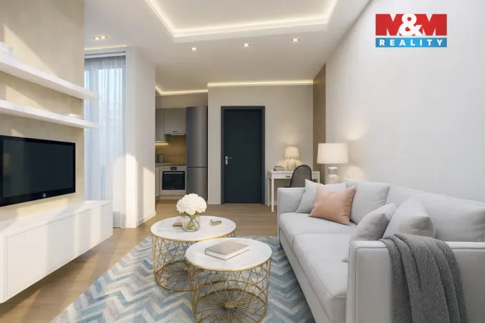 Prodej bytu 1+kk, Kralupy nad Vltavou, Nádražní, 38 m2