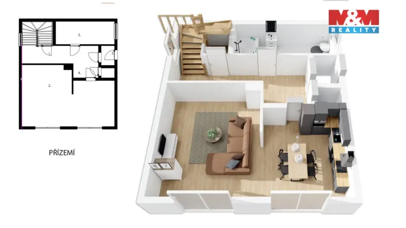Prodej rodinného domu, Čelákovice - Záluží, K. Brabce, 104 m2