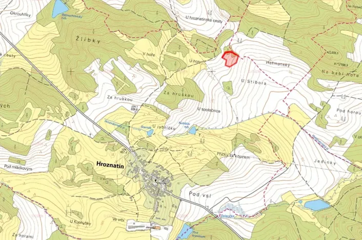 Prodej pole, Hroznatín, 7977 m2