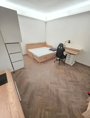 Pronájem bytu 1+kk, Praha - Holešovice, Františka Křížka, 26 m2