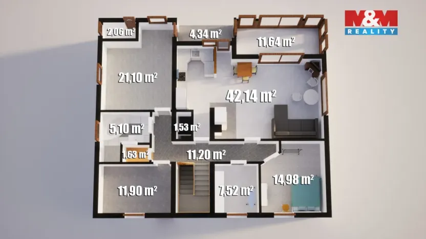 Prodej rodinného domu, Smržovka, Zvonková, 182 m2