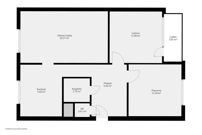 Prodej bytu 3+1, Plzeň - Bolevec, Toužimská, 72 m2