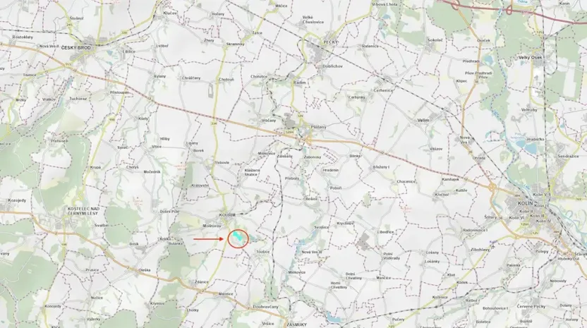 Prodej lesa, Kouřim, 87548 m2