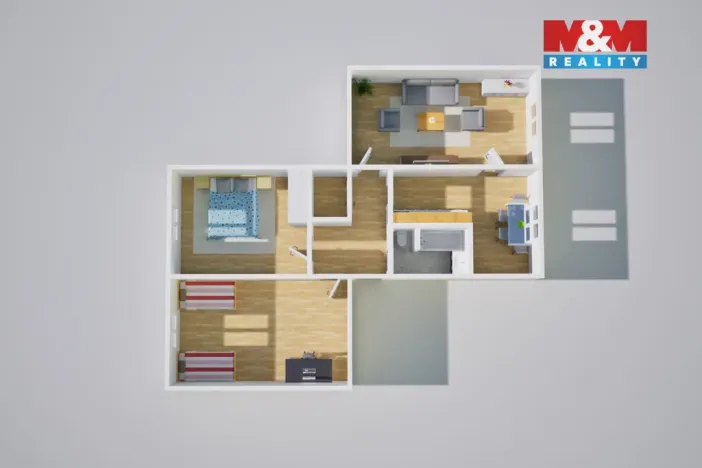 Prodej bytu 3+1, Ústí nad Labem - Neštěmice, Seifertova, 81 m2