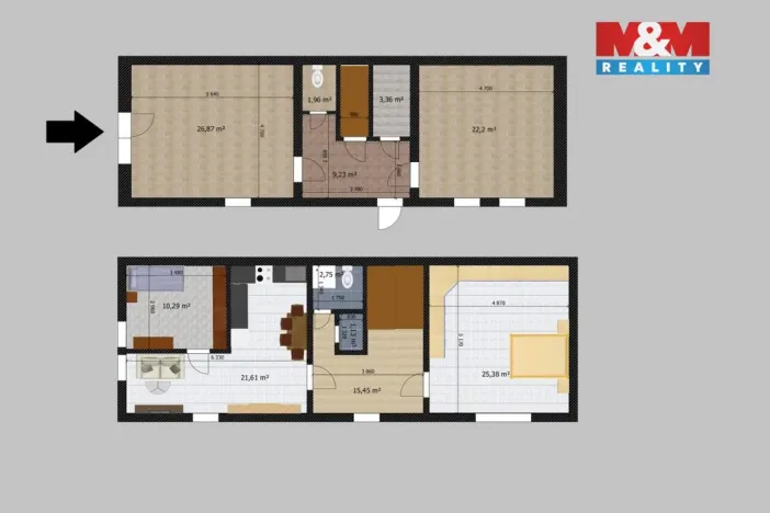 Prodej rodinného domu, Libice nad Cidlinou, Husova, 136 m2