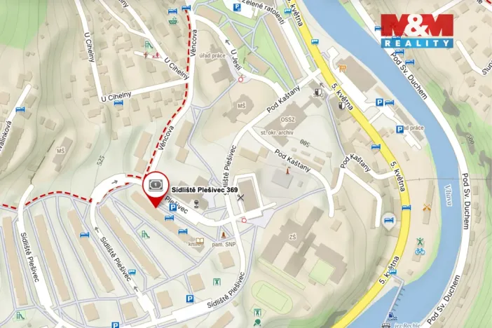 Prodej bytu 3+1, Český Krumlov - Plešivec, Sídliště Plešivec, 74 m2