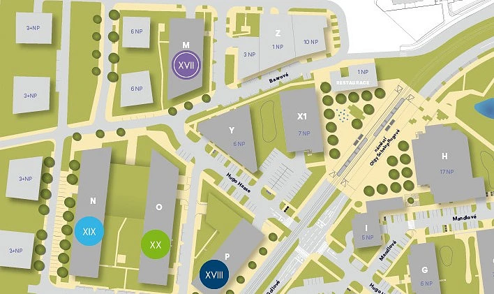 Prodej bytu 1+kk, Praha, náměstí Olgy Scheinpflugové, 33 m2