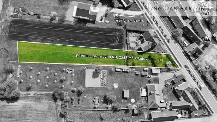 Prodej pozemku pro bydlení, Hladov, 2536 m2