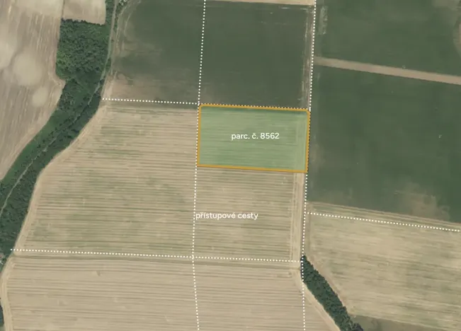 Prodej pole, Břežany, 25279 m2