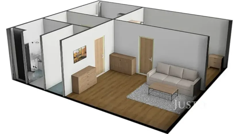 Pronájem bytu 2+1, Písek, Budějovická, 53 m2