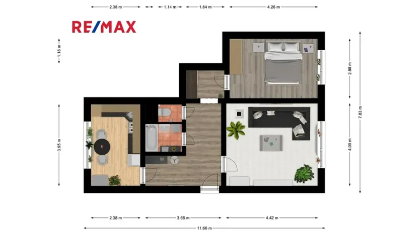 Pronájem bytu 2+1, Česká Lípa, Červeného kříže, 56 m2