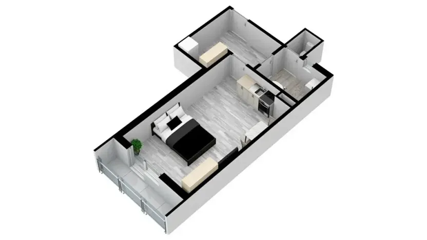 Prodej bytu 1+kk, Brno, Příční, 31 m2