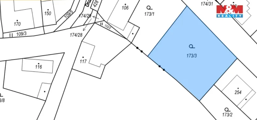 Prodej pozemku pro bydlení, Mšené-lázně, Na Pískách, 822 m2