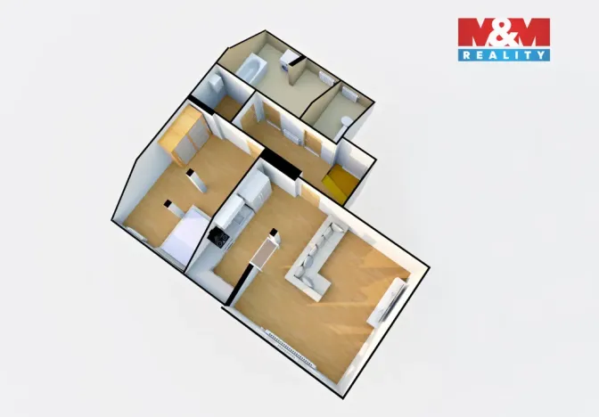 Prodej bytu 2+kk, Děčín - Děčín IV-Podmokly, Jungmannova, 84 m2