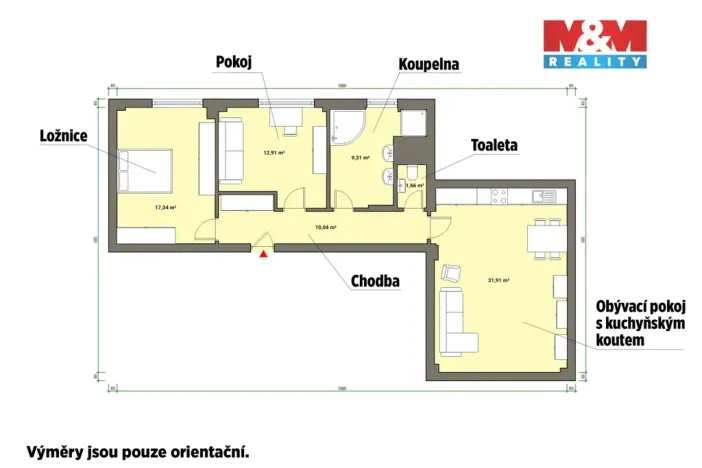 Prodej bytu 3+kk, Karlovy Vary - Drahovice, Mattoniho nábřeží, 85 m2