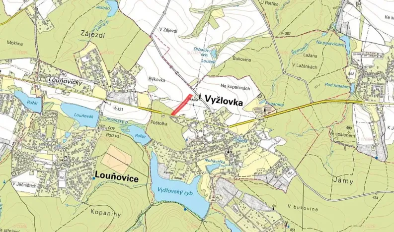 Prodej pole, Vyžlovka, 7977 m2