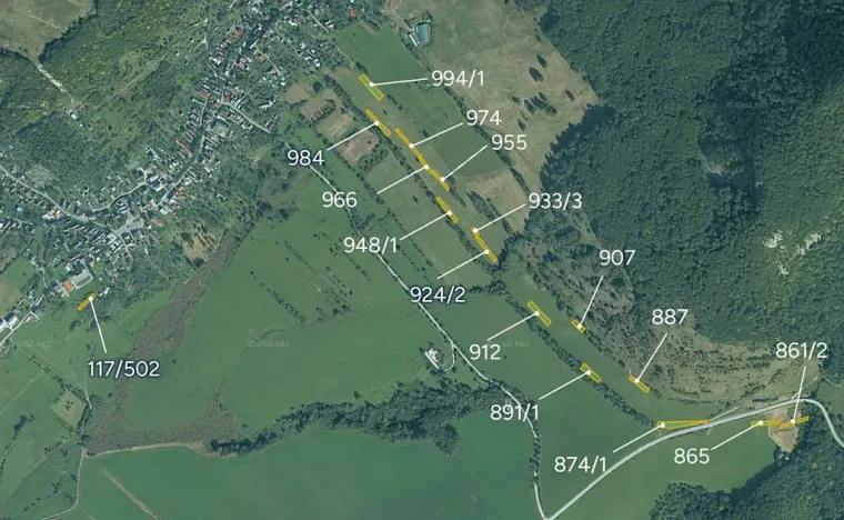 Prodej pole, Zliechov, Slovensko, 22832 m2