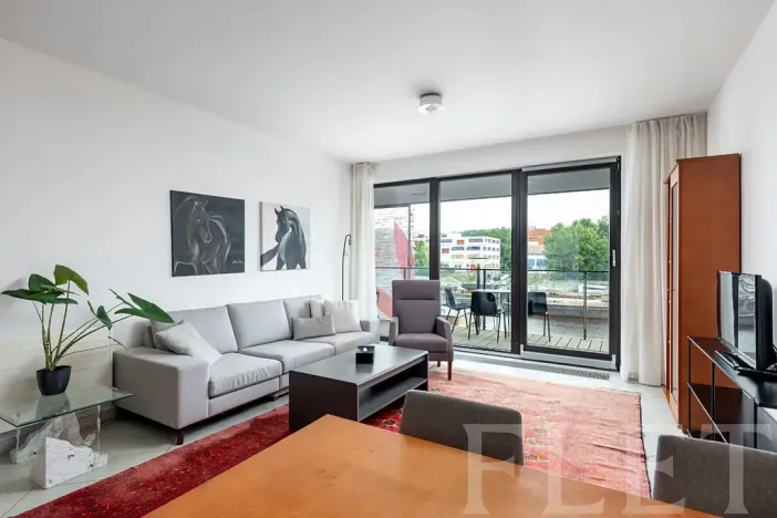 Pronájem bytu 2+kk, Praha - Holešovice, V přístavu, 70 m2