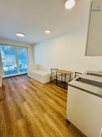 Pronájem bytu 1+kk, Brno, Bystrcká, 28 m2