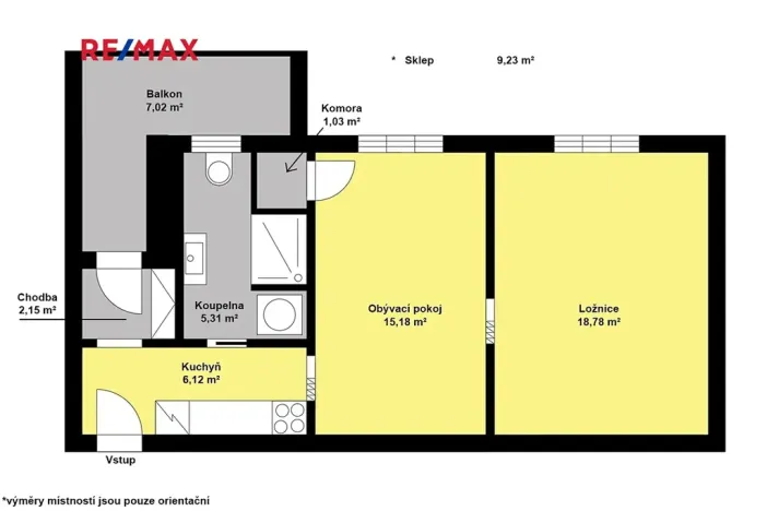Prodej bytu 2+1, Kolín, Havlíčkova, 65 m2