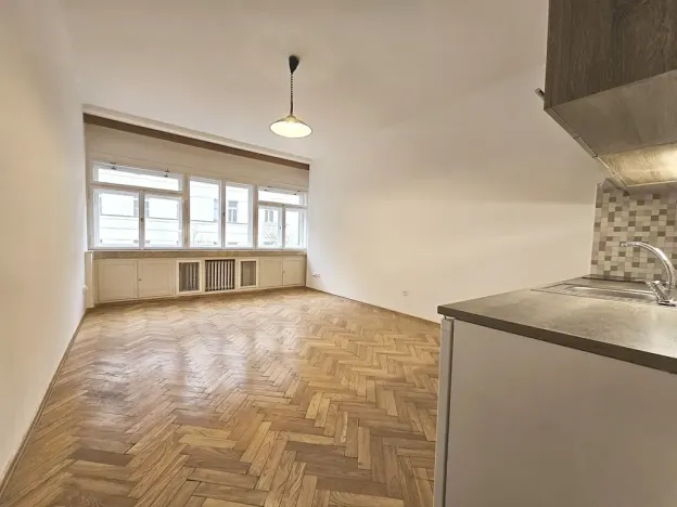 Pronájem bytu 1+kk, Praha - Vinohrady, Řipská, 28 m2
