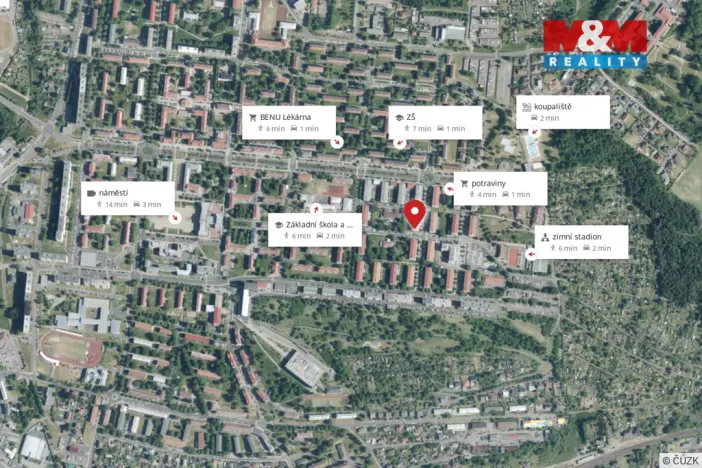 Prodej bytu 2+1, Ostrov, S. K. Neumanna, 64 m2