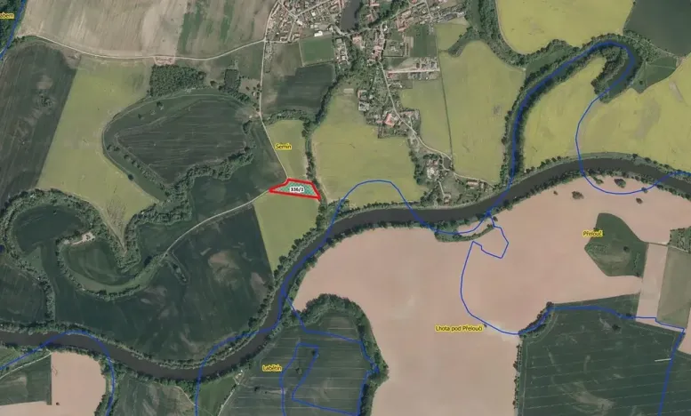 Prodej pole, Semín, 6475 m2