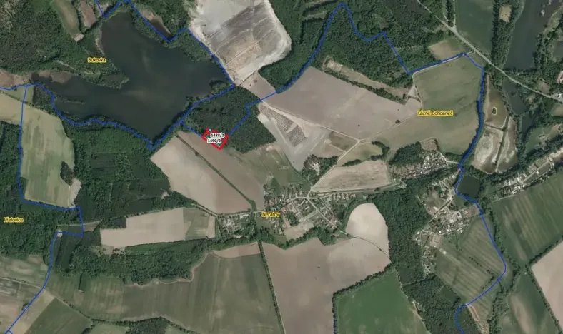 Prodej podílu pozemku, Lázně Bohdaneč, 6644 m2