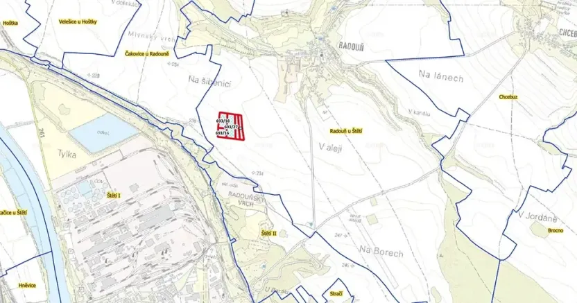 Prodej podílu pole, Štětí, 15638 m2