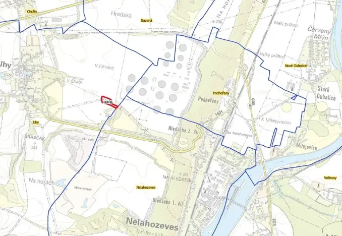 Prodej pole, Uhy, 10095 m2