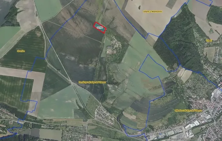 Prodej pole, Kralupy nad Vltavou, 12830 m2