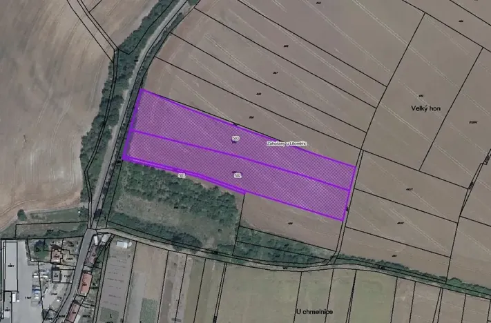 Prodej podílu pole, Křešice, 3771 m2