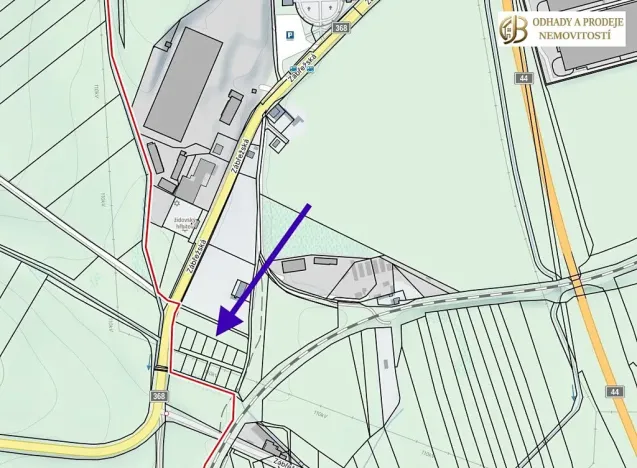 Prodej zahrady, Šumperk, Zábřežská, 345 m2