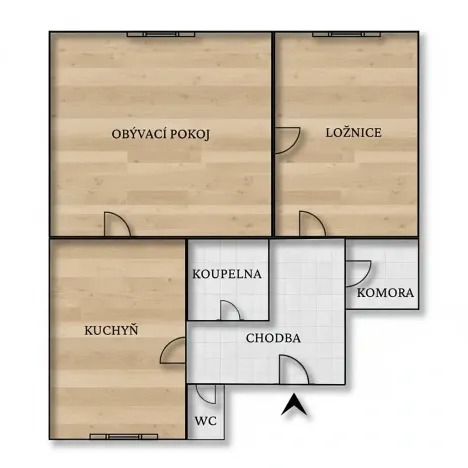 Prodej bytu 2+1, Hradec Králové, Pospíšilova, 69 m2