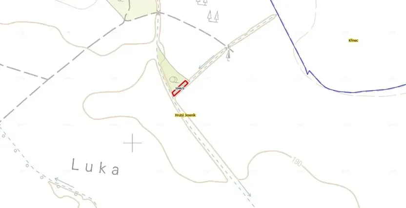 Prodej louky, Hrubý Jeseník, 519 m2